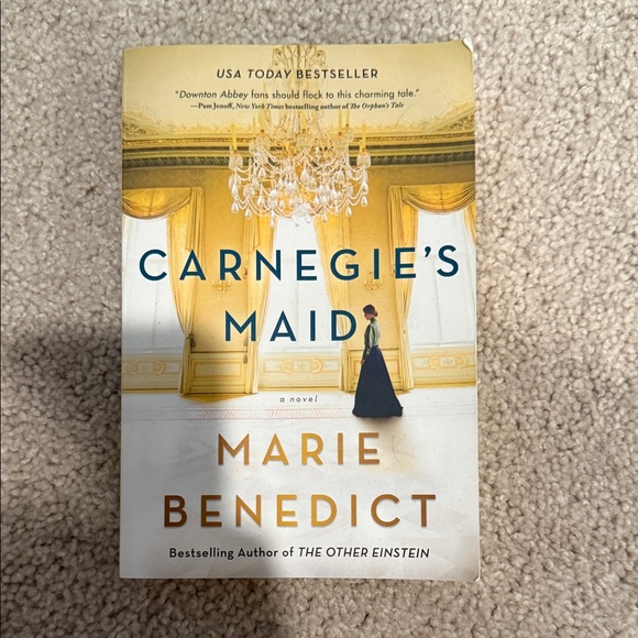 sourcebooks landmark Other - Carnegie's Maid by — White and Gold Paperback Novel